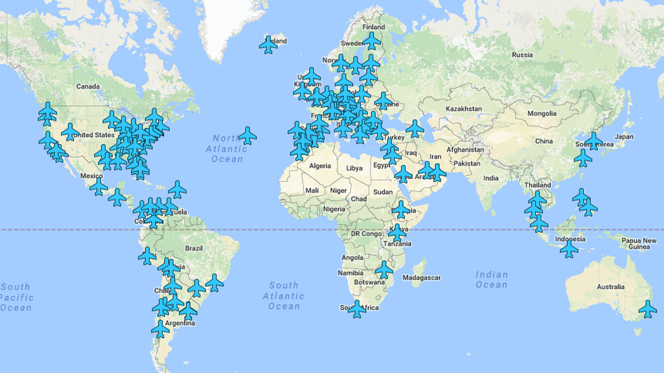Wifi Passwords for Airports Around the World in One Easy-to-use Map