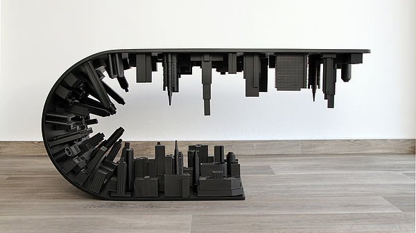 Check Out This Epic Cityscape Inception-inspired Coffee Table