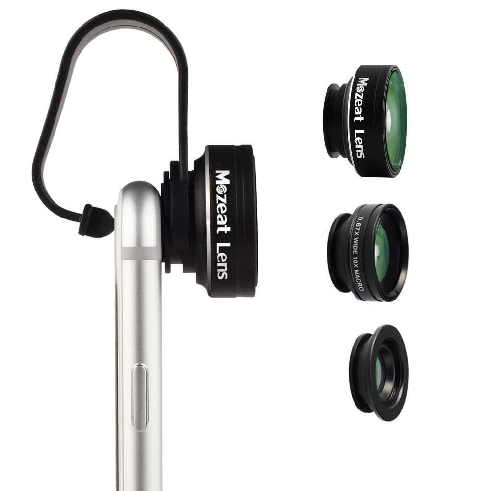 Turn You Phone into Pro Camera with 3-in-1 Mozeat Lens Kit